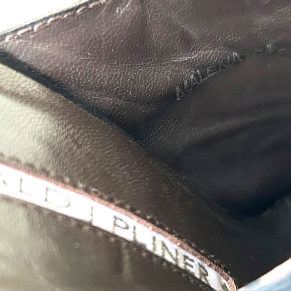 Donald J Pliner Malena Snip Toe Black Suede Slingback Heels - Women's Size 6.5 - Picture 9 of 9